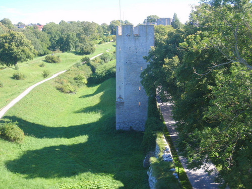 Visby city wall/fortress.